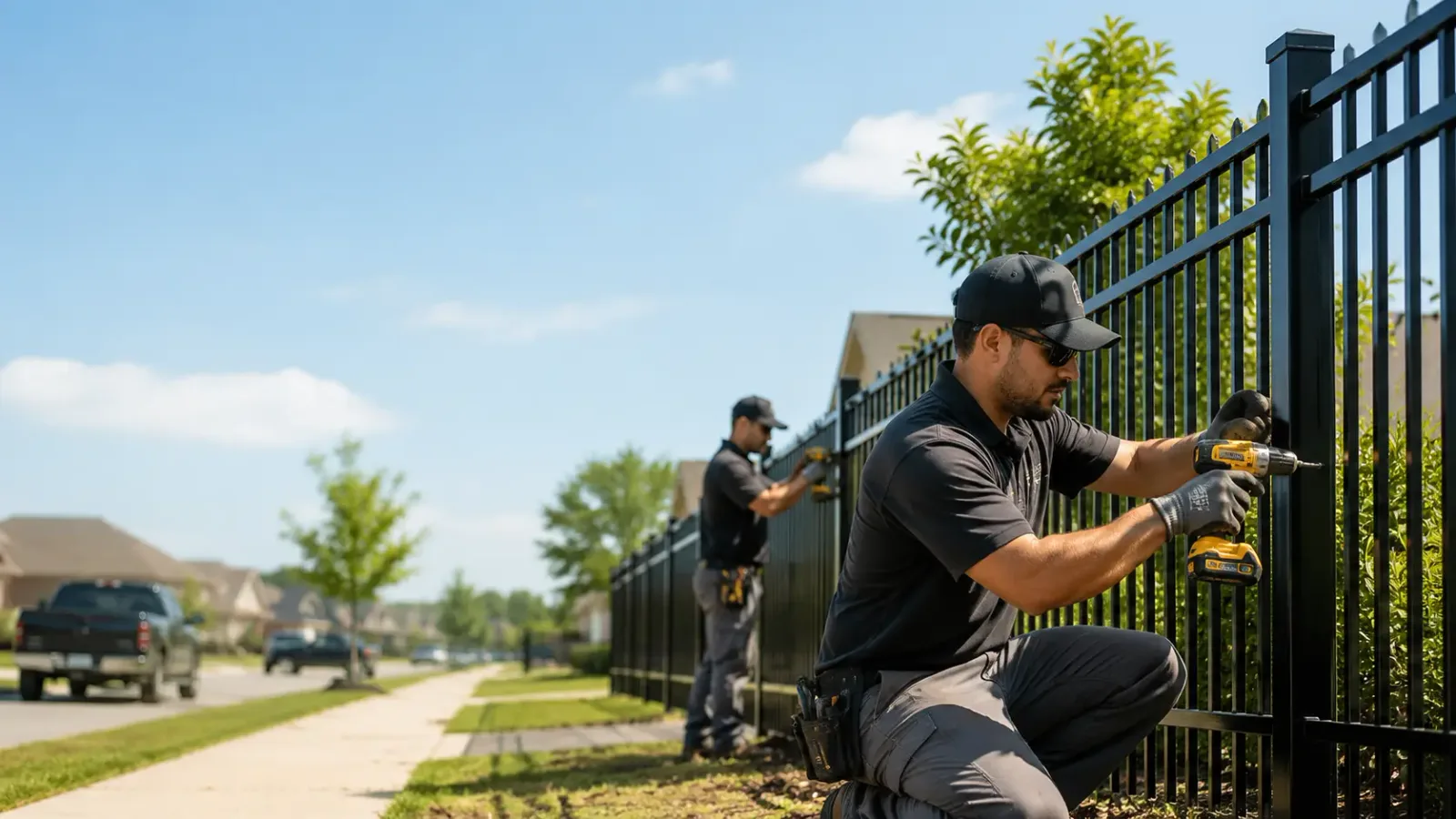 Metal Fence Installation in Orange Beach, AL